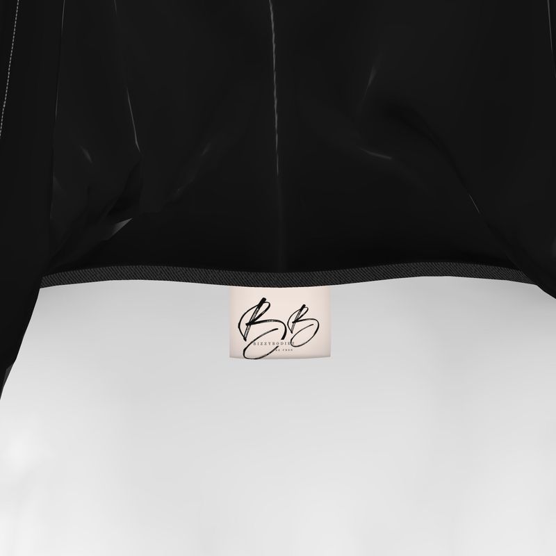 BizzyBodiez Black Hoodie Dress