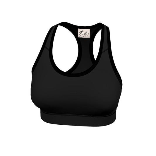 BizzyBodiez Black Sports Bra